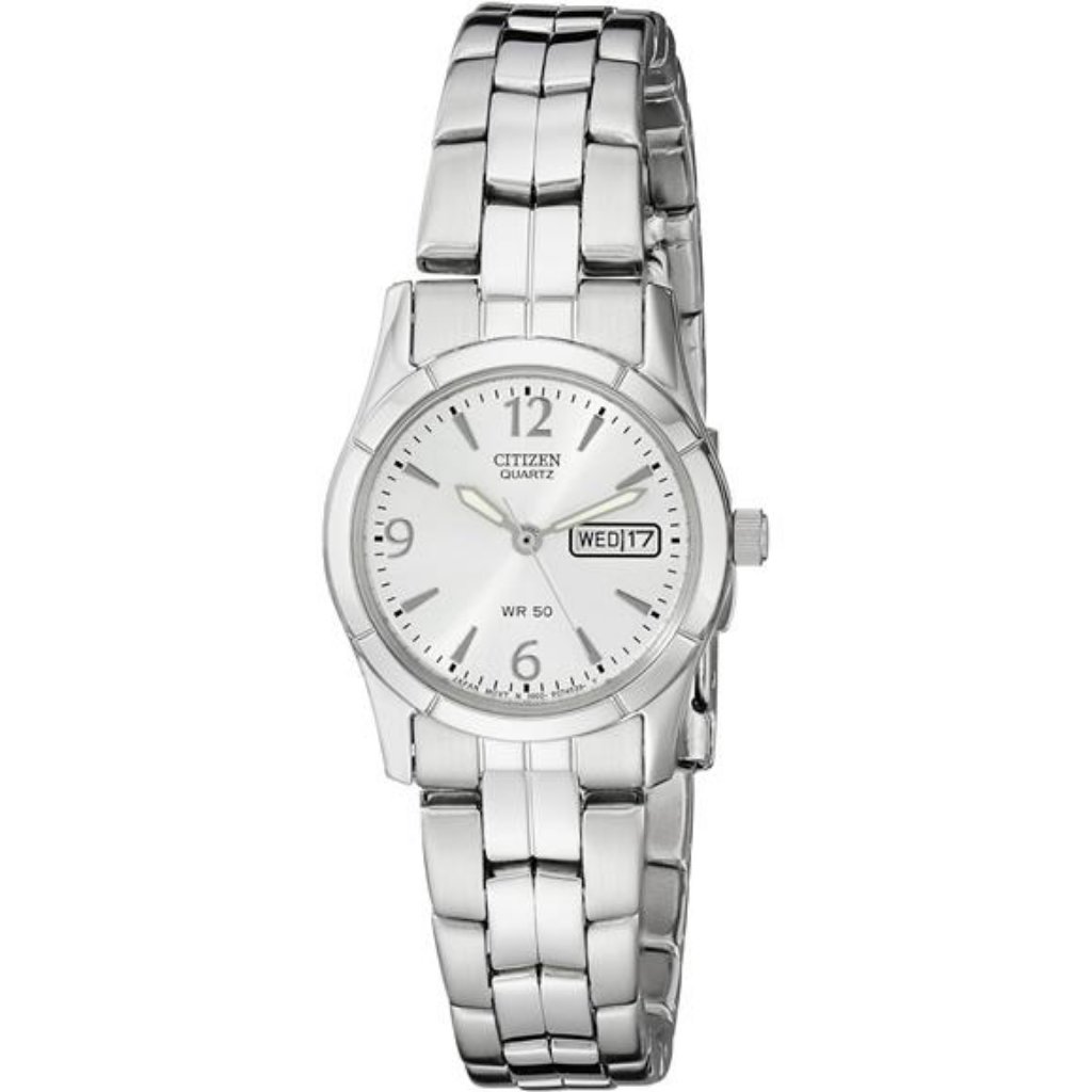 Quartz Womens Watch Stainless Steel Classic SilverTone